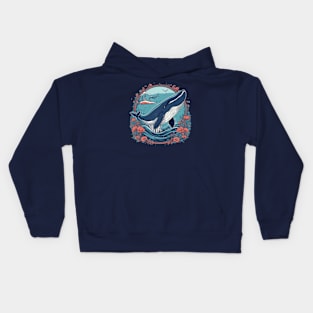 Whale gift ideas Kids Hoodie